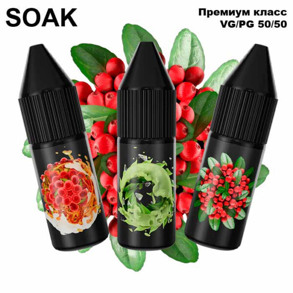 Жидкость SOAK L Salt - Cherry Cigar 10мл (20mg) (Premium)