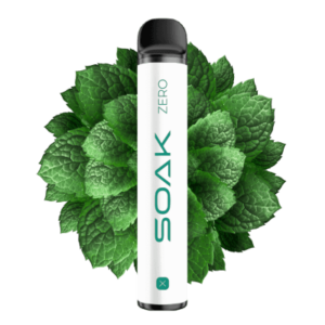 Одноразовая ЭС SOAK X Zero 1500 - Cane Mint (Тростниковая мята) Без никотина