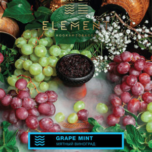 Табак Element Вода - Grape Mint (Мятный Виноград) 40г