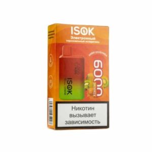 Одноразовая ЭС ISOK ISBAR 6000 - Киви клубника (М)