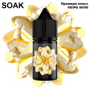 Жидкость SOAK L Salt - Lemon Tart 30мл (20mg) (Premium) (M)