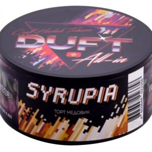 Табак Duft All-In - Syrupia (Торт Медовик) 25г