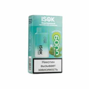 Одноразовая ЭС ISOK ISBAR 6000 - Ледяная мята (М)