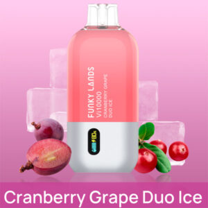 Одноразовая ЭС Funky Lands Vi10000 - Cranberry Grape Duo Ice (Клюква Виноград со льдом) (M)