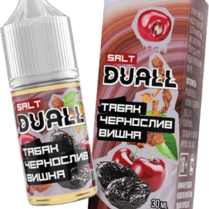 Жидкость DUALL Salt - Табак, чернослив, вишня 30мл (20 Strong)